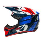 Kaciga ONEAL Cross 3SRS RIDE plavo belo crvena
