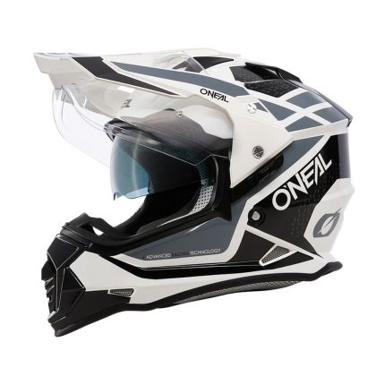 Kaciga ONEAL Enduro SIERRA belo crno siva