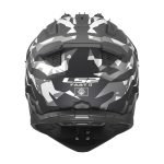 Kaciga LS2 Cross MX708 FAST II GROTESK crno siva