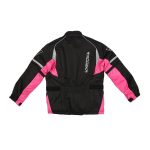 Jakna MODEKA TOUREX II  crno roza dečija