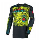Dres Motocross ONEAL ELEMENT RANCID crno žuti dečiji