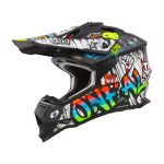 Kaciga ONEAL Cross 2SRS RANCID crno bela
