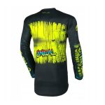 Dres Motocross ONEAL ELEMENT RANCID crno žuti dečiji