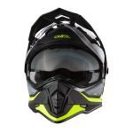 Kaciga ONEAL Enduro SIERRA žuto crno siva