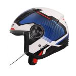 Kaciga LS2 Jet OF616 AIRFLOW II SOLAR belo plavo crvena