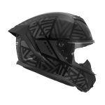 Kaciga LS2 Full Face FF820 RAPID III LABYRINTH crno siva