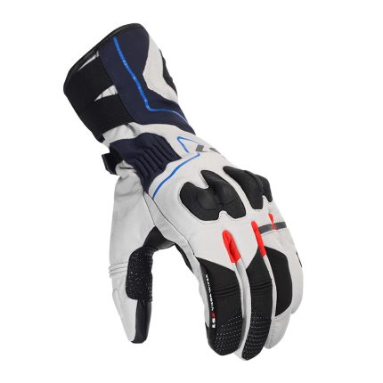 Rukavice LS2 NORDIC sivo plavo crvene