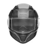 Kaciga NOX Full Face sa naočarima N402 MENTOR srebrno crno sjajna
