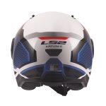 Kaciga LS2 Jet OF616 AIRFLOW II SOLAR belo plavo crvena